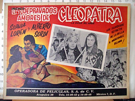 LOS DEPRAVADOS AMORES DE CLEOPATRA