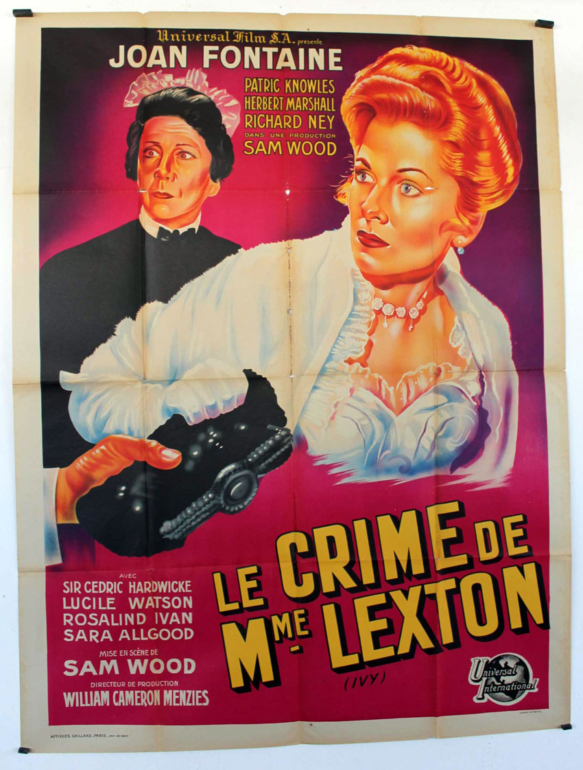 LE CRIME DE MME. LEXTON