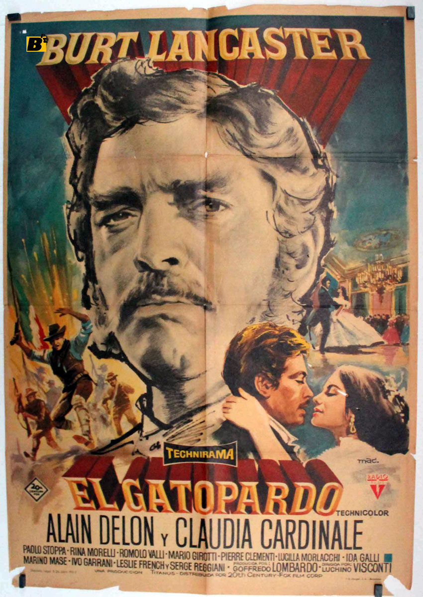 Lampart Visconti Movie Poster Il Gattopardo Movie Poster