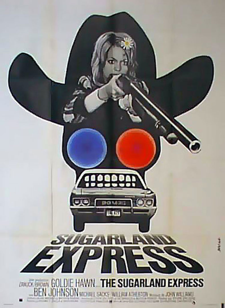 "SUGARLAND EXPRESS, THE" MOVIE POSTER "THE SUGARLAND EXPRESS" MOVIE