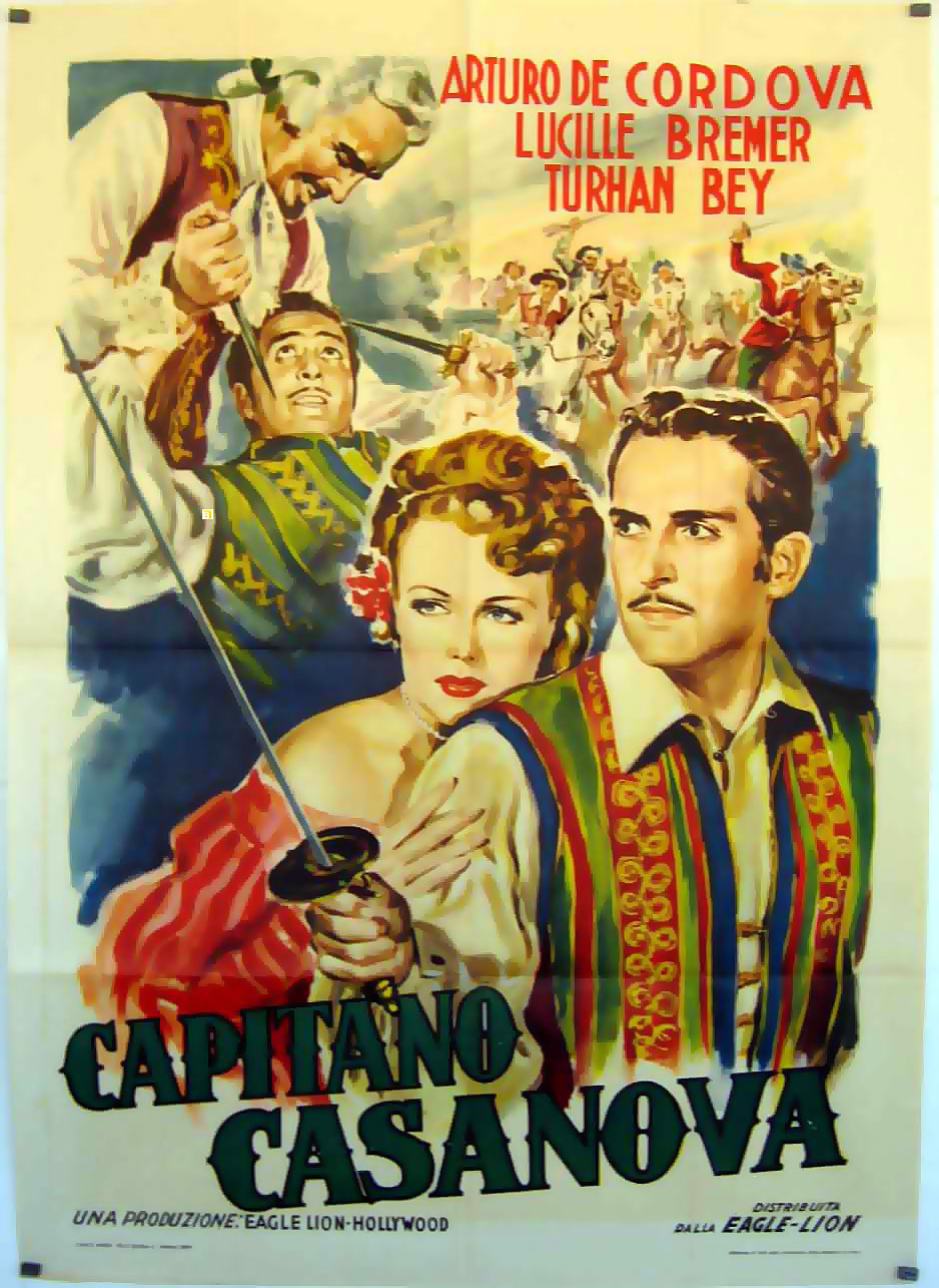 Capitano Casanova Movie Poster Adventures Of Casanova Movie Poster