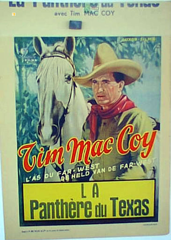 TIM McCOY, LA PANTHERE DU TEXAS