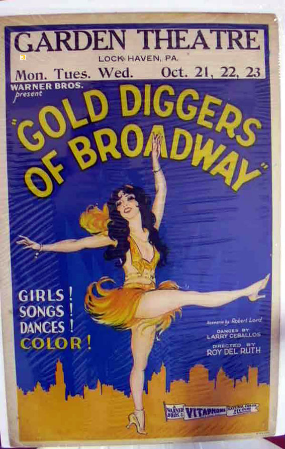 GOLD DIGGERS OF BROADWAY