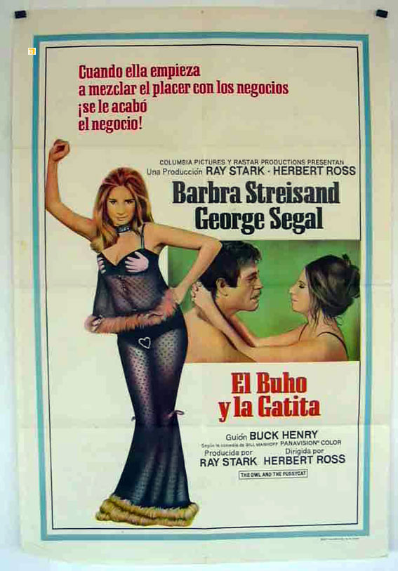Buho Y La Gatita El Movie Poster The Owl And The Pussycat Movie Poster