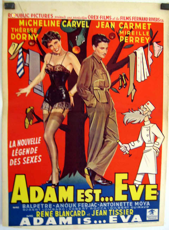 Adam Est Eve Movie Poster Adam Est Eve Movie Poster 