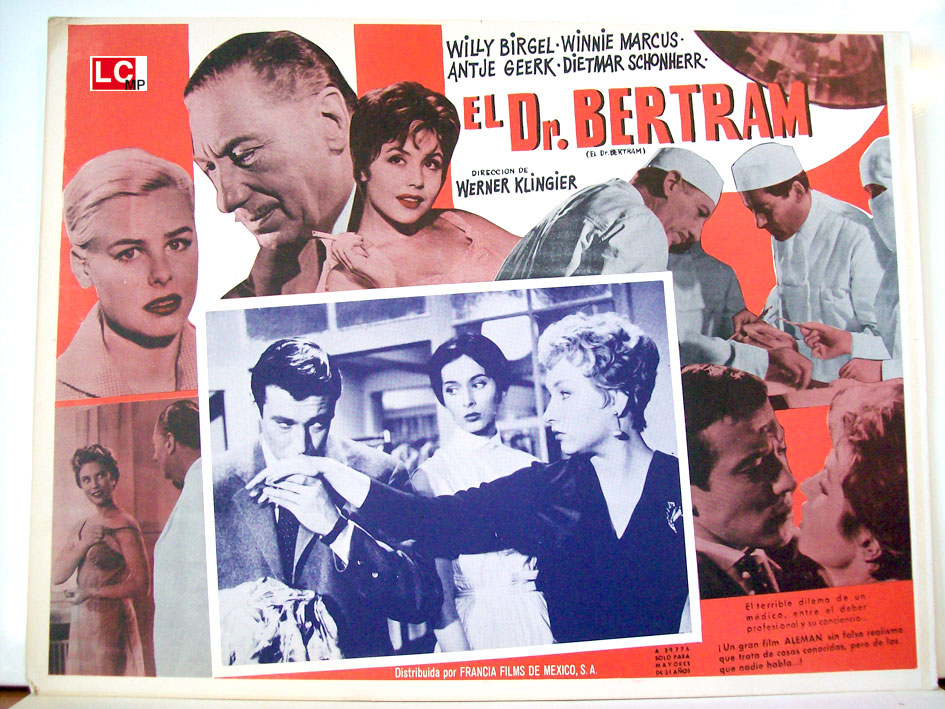 "EL DR. BERTRAM" MOVIE POSTER "EL DR. BERTRAM" MOVIE POSTER