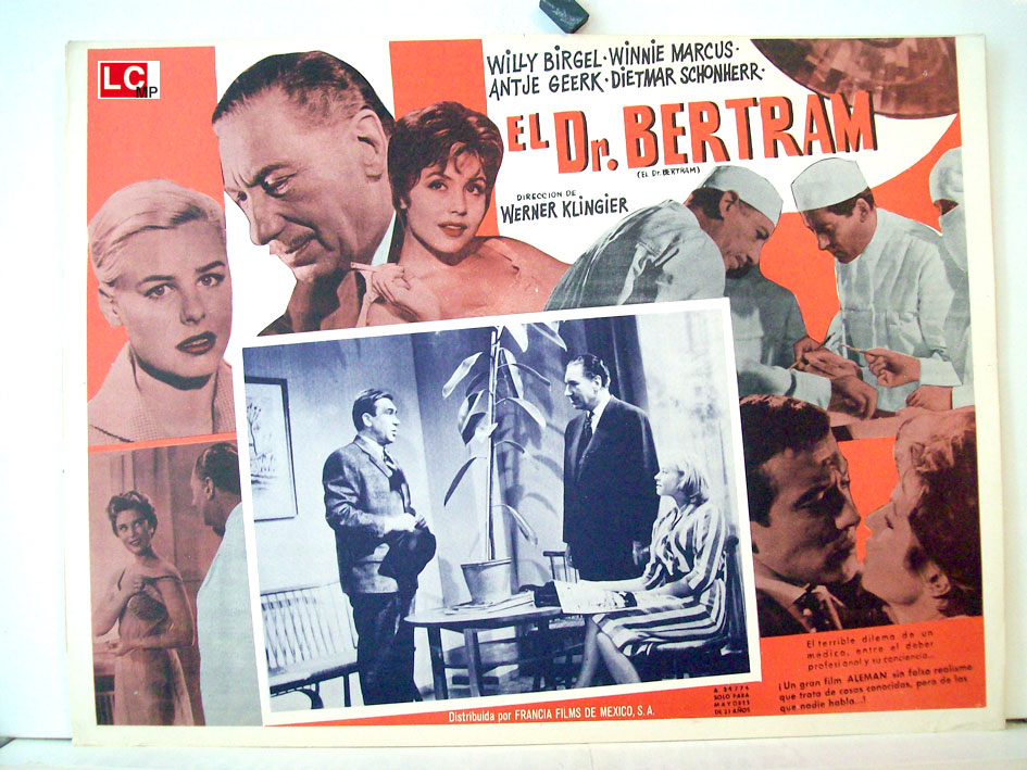 "EL DR. BERTRAM" MOVIE POSTER "EL DR. BERTRAM" MOVIE POSTER