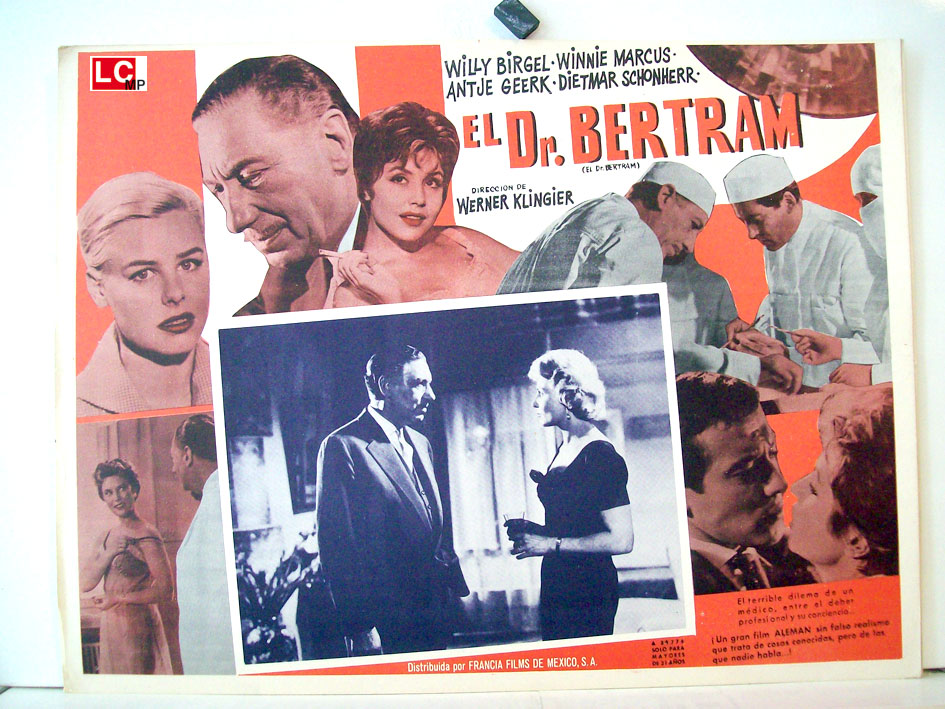 "EL DR. BERTRAM" MOVIE POSTER "EL DR. BERTRAM" MOVIE POSTER