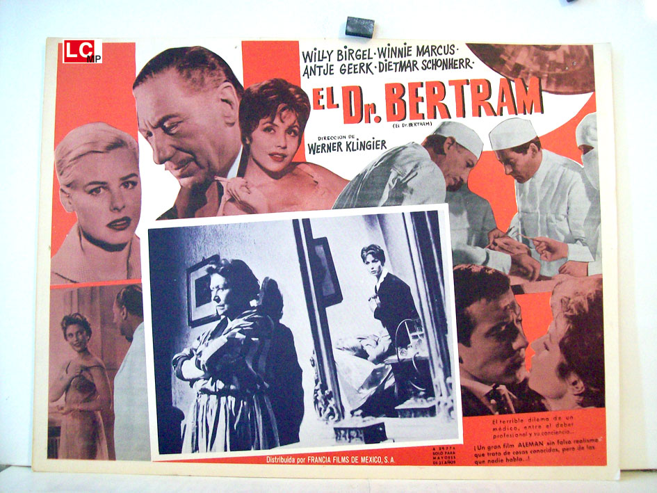 "EL DR. BERTRAM" MOVIE POSTER "EL DR. BERTRAM" MOVIE POSTER