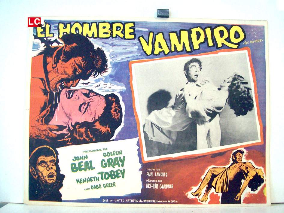 The Vampire (1957) Spanish Movie poster Spanish movies, Comic books, Comic book cover