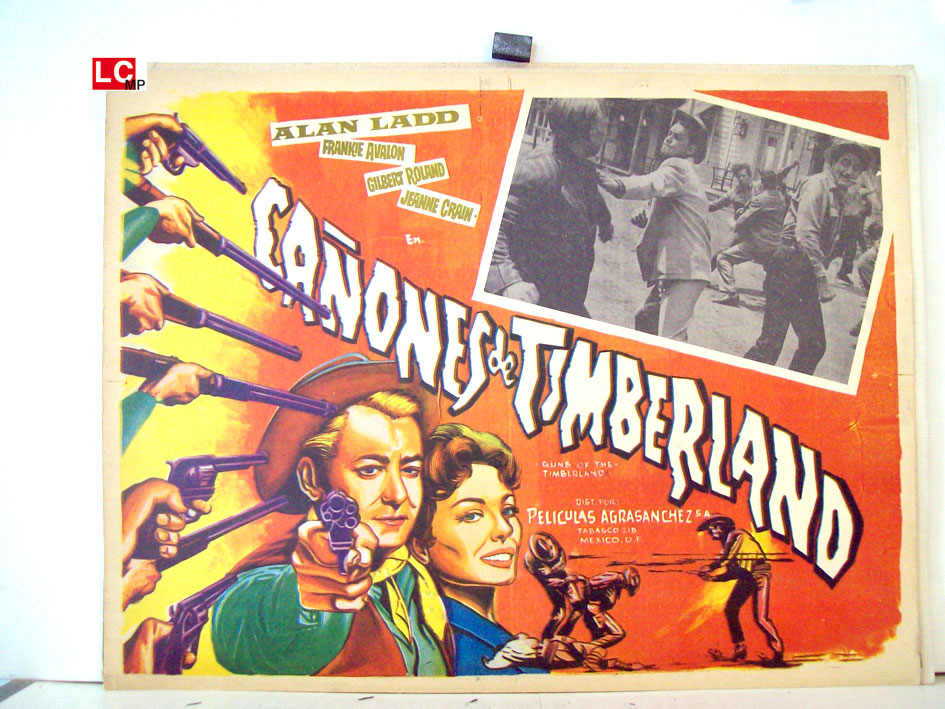 "TUONI SUL TIMBERLAND" MOVIE POSTER - "GUNS OF THE TIMBERLAND" MOVIE POSTER