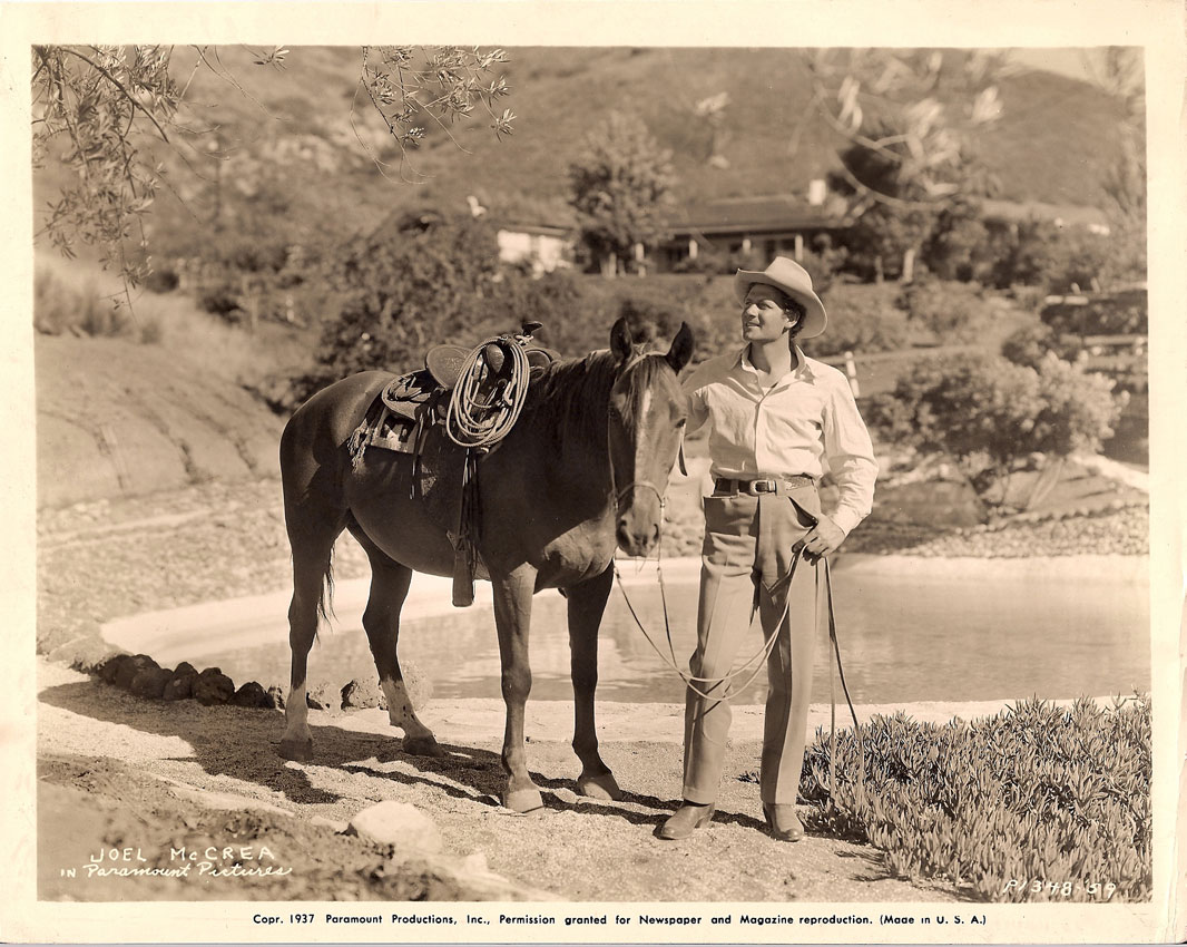 "JOEL MCCREA" MOVIE POSTER "WELLS FARGO" MOVIE POSTER