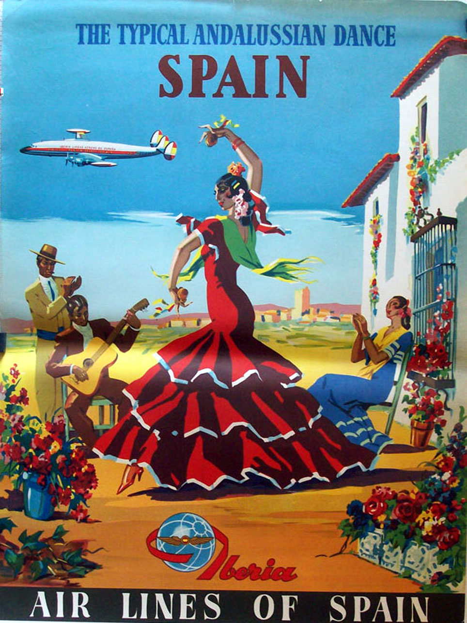 THE TYPICAL ANDALUSSIAN DANCE. IBERIA