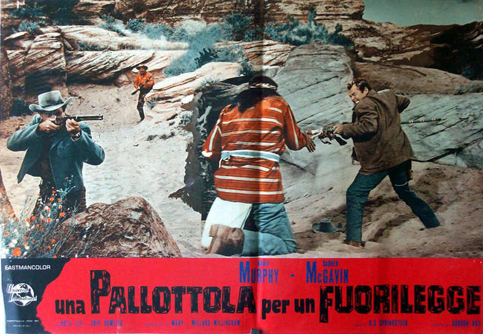 UNA PALLOTTOLA PER UN FUORILEGGE MOVIE POSTER BULLET FOR A BAD MAN 