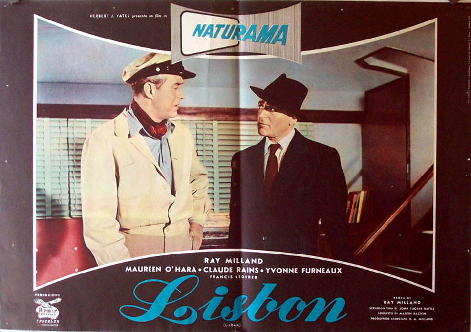 "LISBON" MOVIE POSTER "LISBOA" MOVIE POSTER