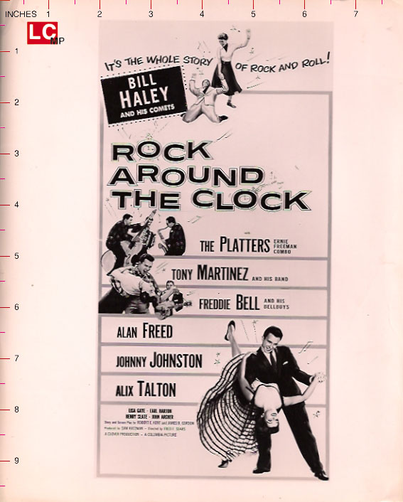 "ROCK AROUND THE CLOCK" MOVIE POSTER "ROCK AROUND THE CLOCK" MOVIE POSTER