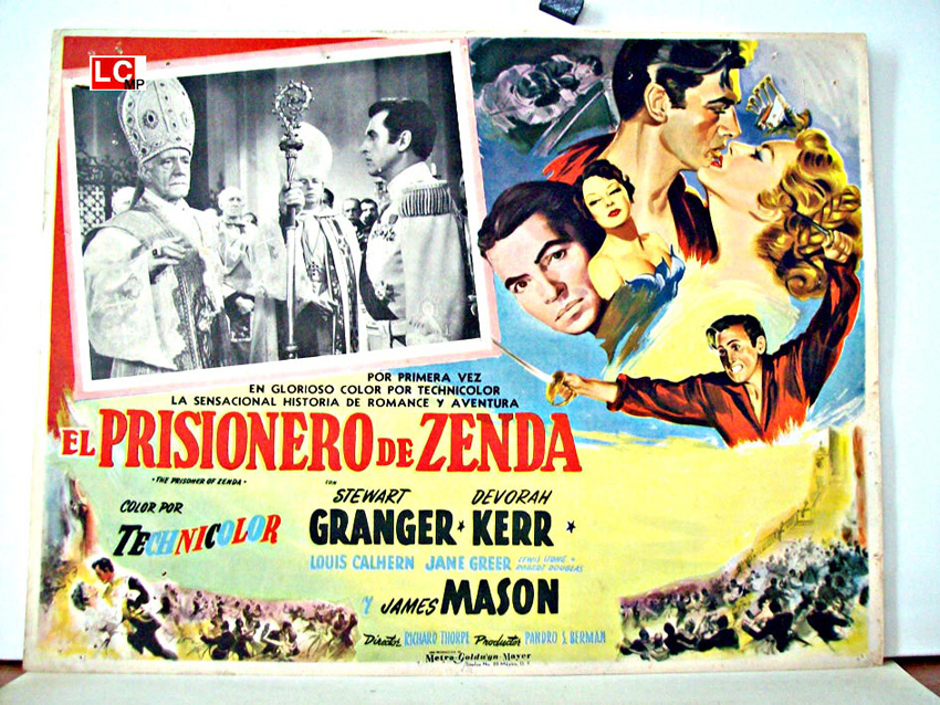 "EL PRISIONERO DE ZENDA" MOVIE POSTER - "THE PRISONER OF ZENDA" MOVIE