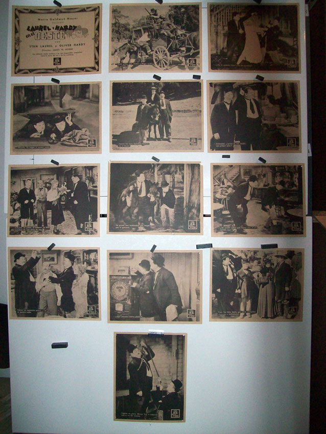 LAUREL Y HARDY EN EL OESTE /SET 13