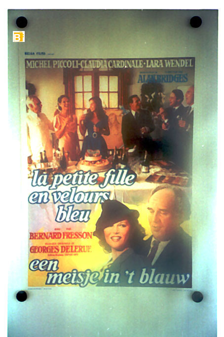 PETITE FILLE EN VELOURS BLEU, LA