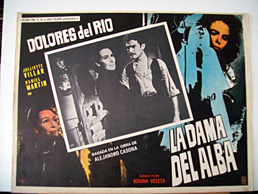 "LA DAMA DEL ALBA" MOVIE POSTER - "DAMA DEL ALBA, LA" MOVIE POSTER