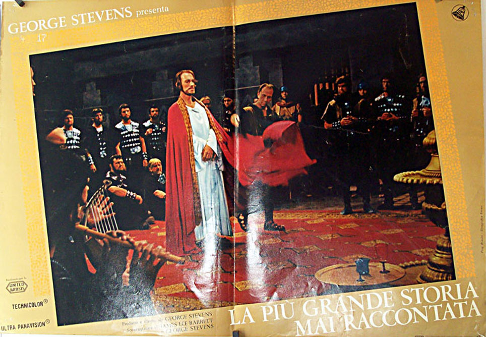 "LA PIU GRANDE STORIA MAI RACCONTATA" MOVIE POSTER - "THE GREATEST