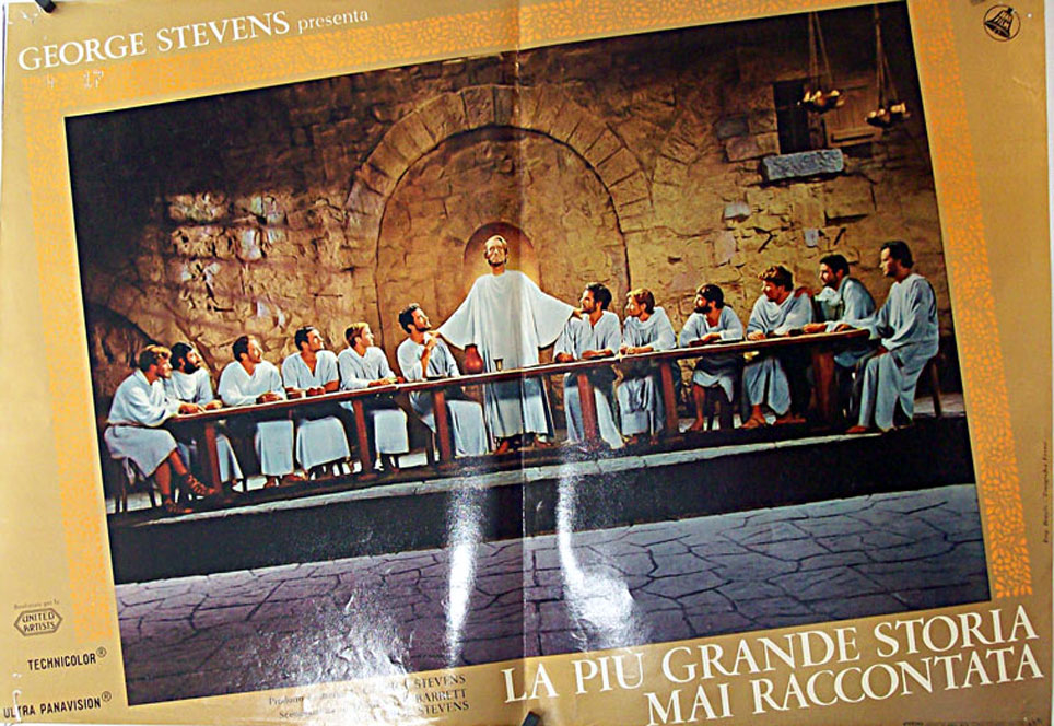 "LA PIU GRANDE STORIA MAI RACCONTATA" MOVIE POSTER - "THE GREATEST