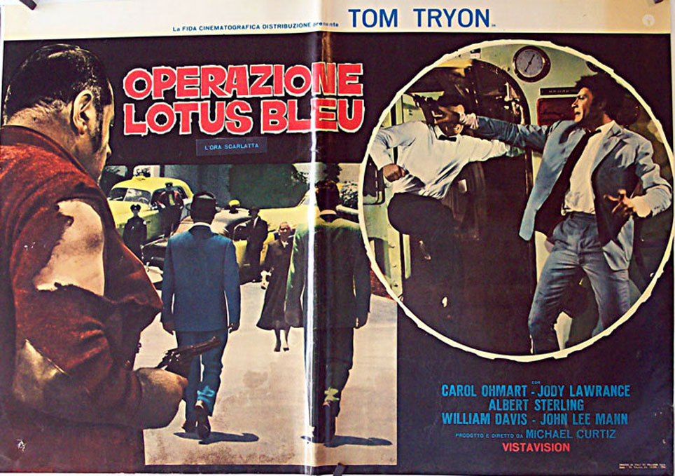 "OPERAZIONE LOTUS BLEU" MOVIE POSTER "AGENTE 077 MISSIONE BLOODY MARY