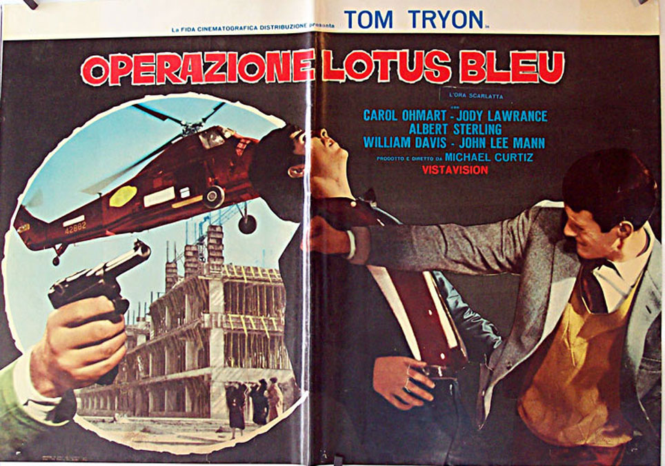 "OPERAZIONE LOTUS BLEU" MOVIE POSTER "AGENTE 077 MISSIONE BLOODY MARY