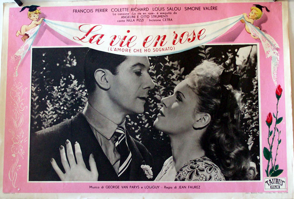 "LA VIE EN ROSE" MOVIE POSTER "VIE EN ROSE, LA" MOVIE POSTER