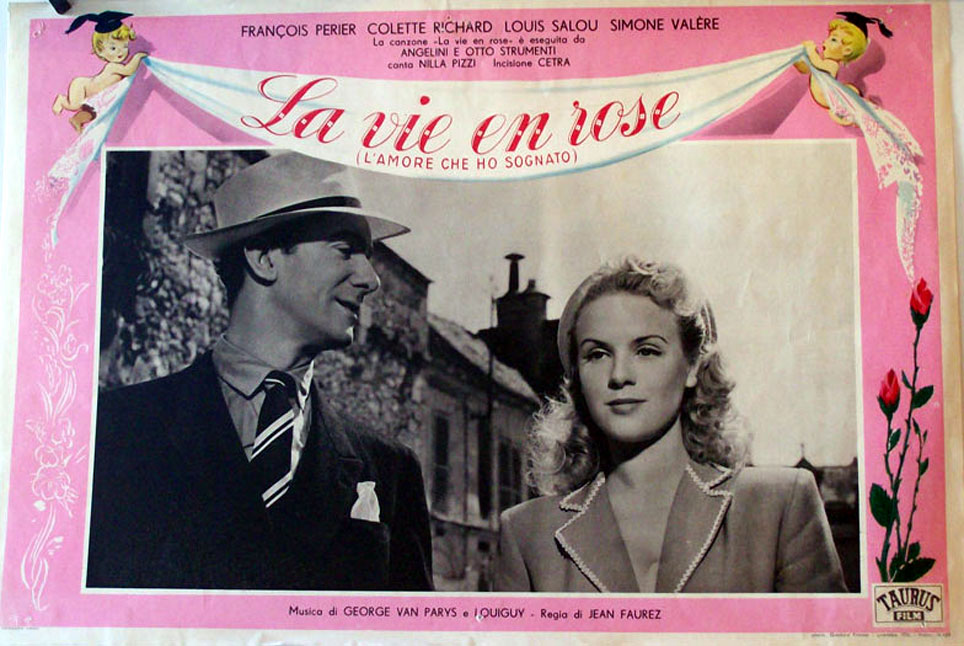 "LA VIE EN ROSE" MOVIE POSTER "VIE EN ROSE, LA" MOVIE POSTER