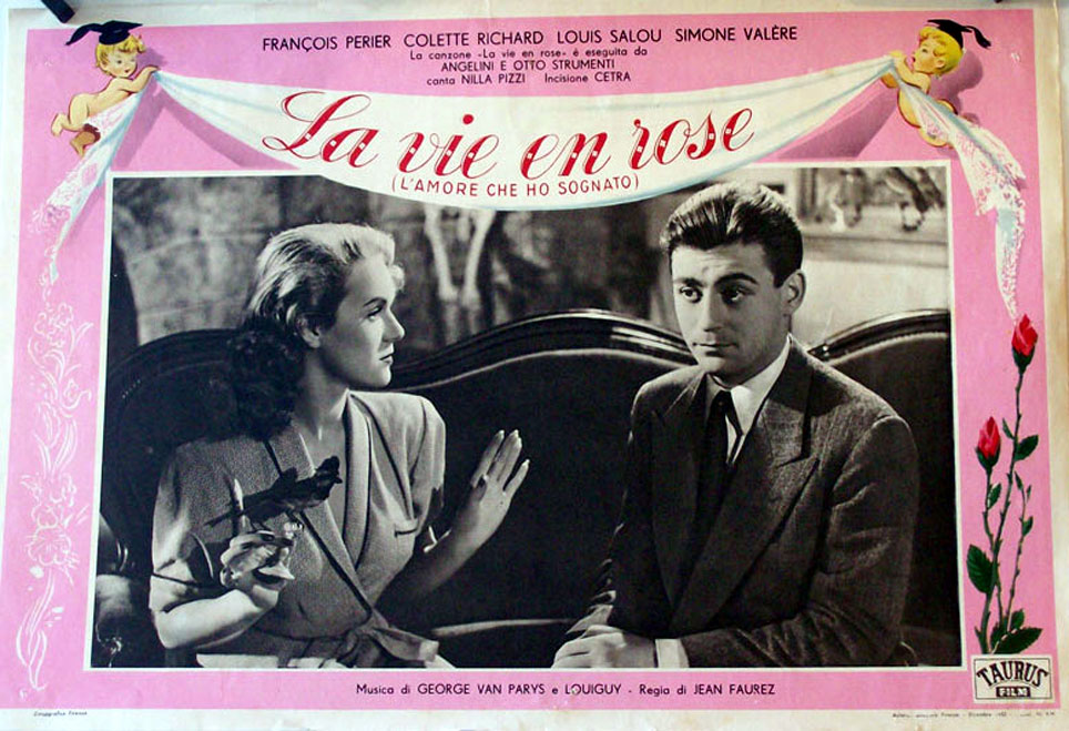 "LA VIE EN ROSE" MOVIE POSTER "VIE EN ROSE, LA" MOVIE POSTER