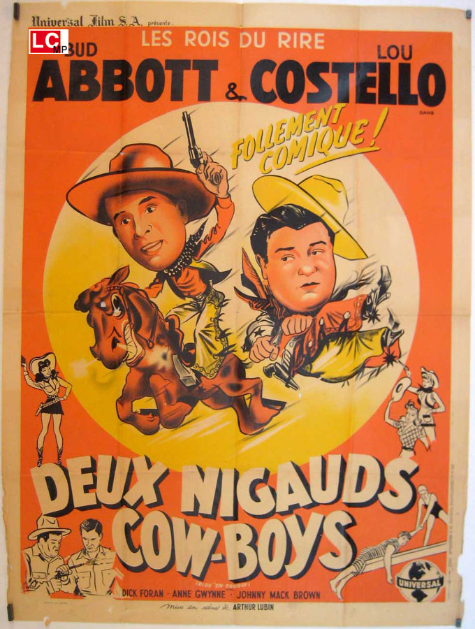 DEUX NIGAUDS COW-BOYS