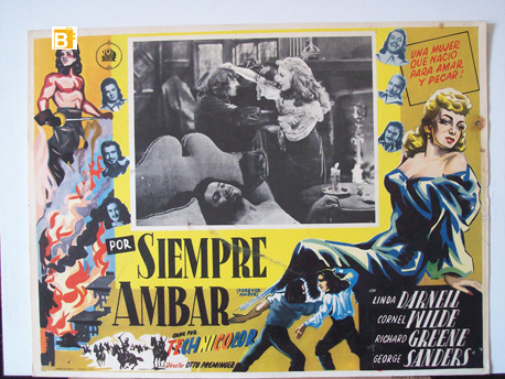 Amber: Entre o Amor e o Pecado (1947), Linda Darnell, Cornel Wilde & George  Sanders, Legendado 