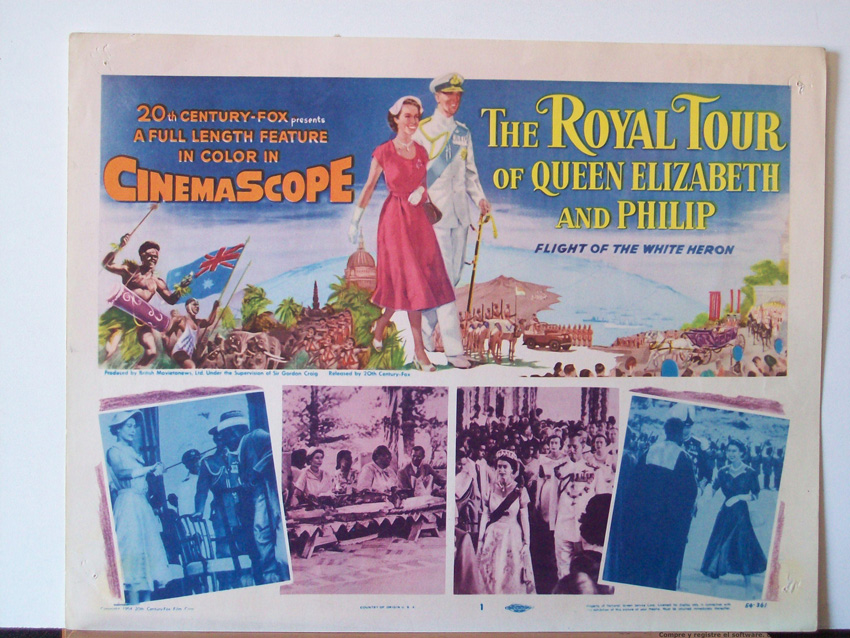 THE ROYAL TOUR OF QUEEN ELIZABETH AND PHILIP