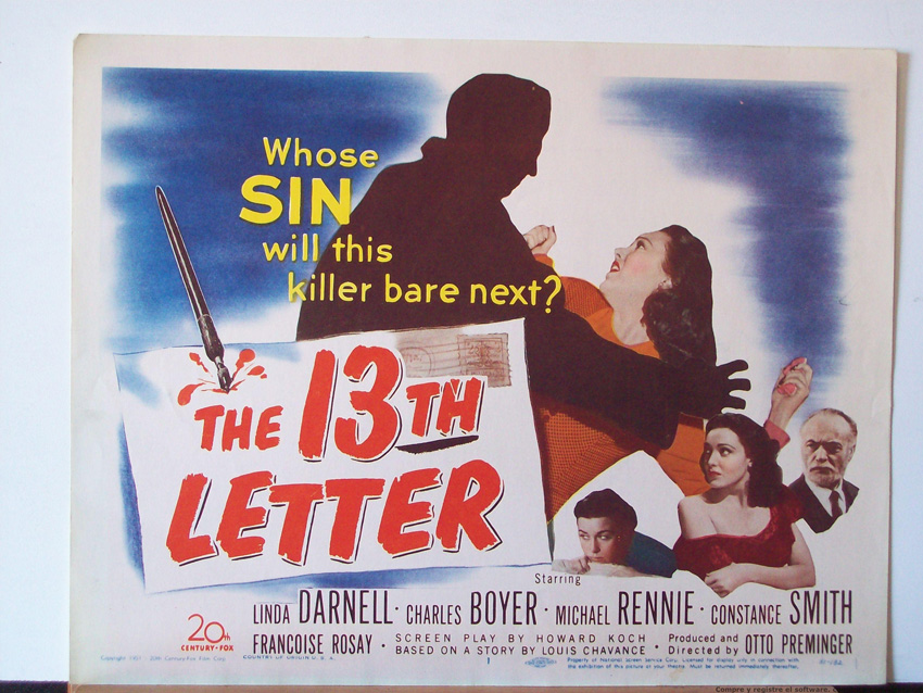 THE 13 TH LETTER