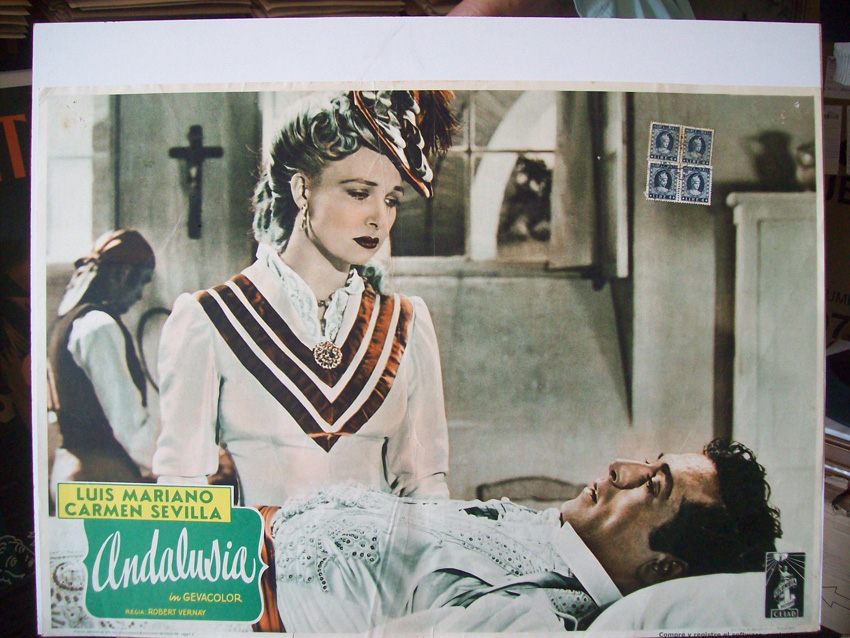 "ANDALUSIA" MOVIE POSTER "ANDALOUSIE" MOVIE POSTER