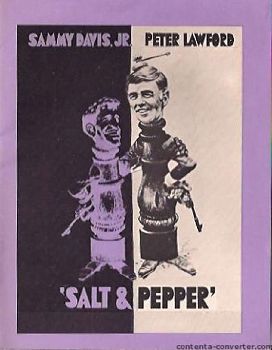 "SALE E PEPE SUPER SPIE HIPPY" MOVIE POSTER "SALT AND PEPPER" MOVIE