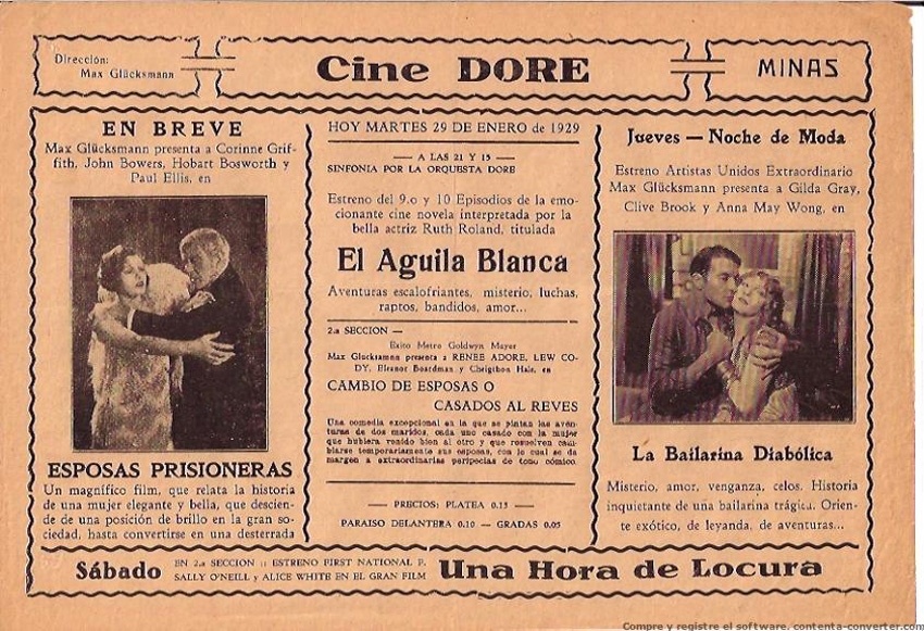"EL AGUILA BLANCA" MOVIE POSTER - "BELYY ORYOL" MOVIE POSTER