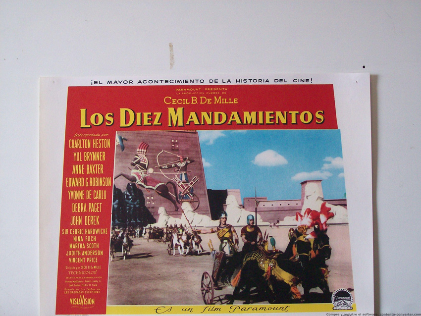 LOS DIEZ MANDAMIENTOS