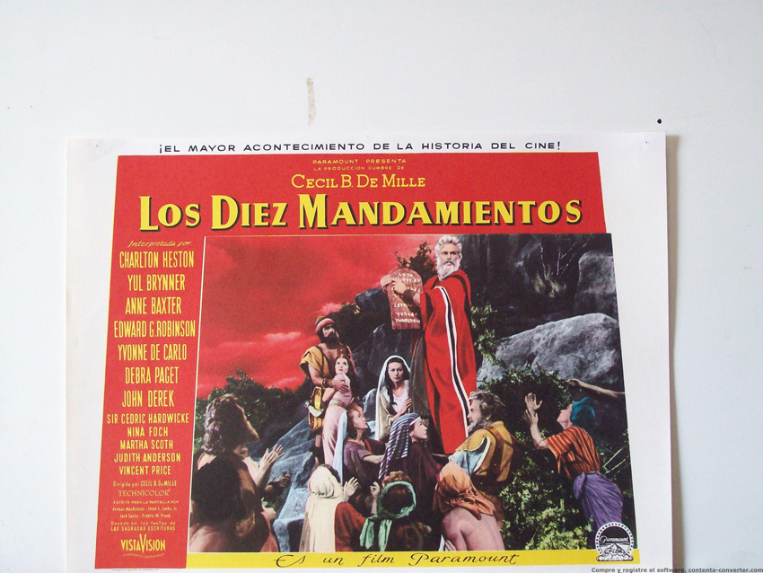 LOS DIEZ MANDAMIENTOS