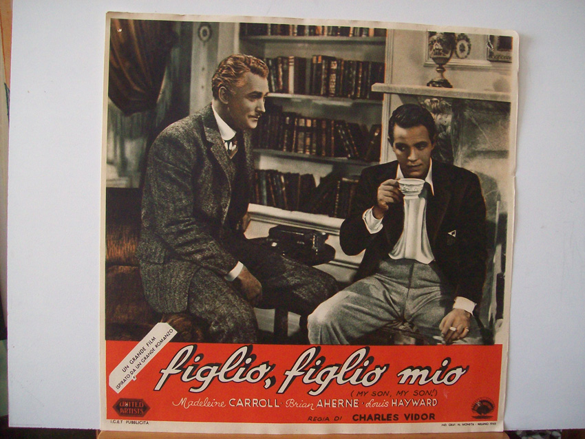 "FIGLIO, FIGLIO MIO" MOVIE POSTER "MY SON, MY SON" MOVIE POSTER