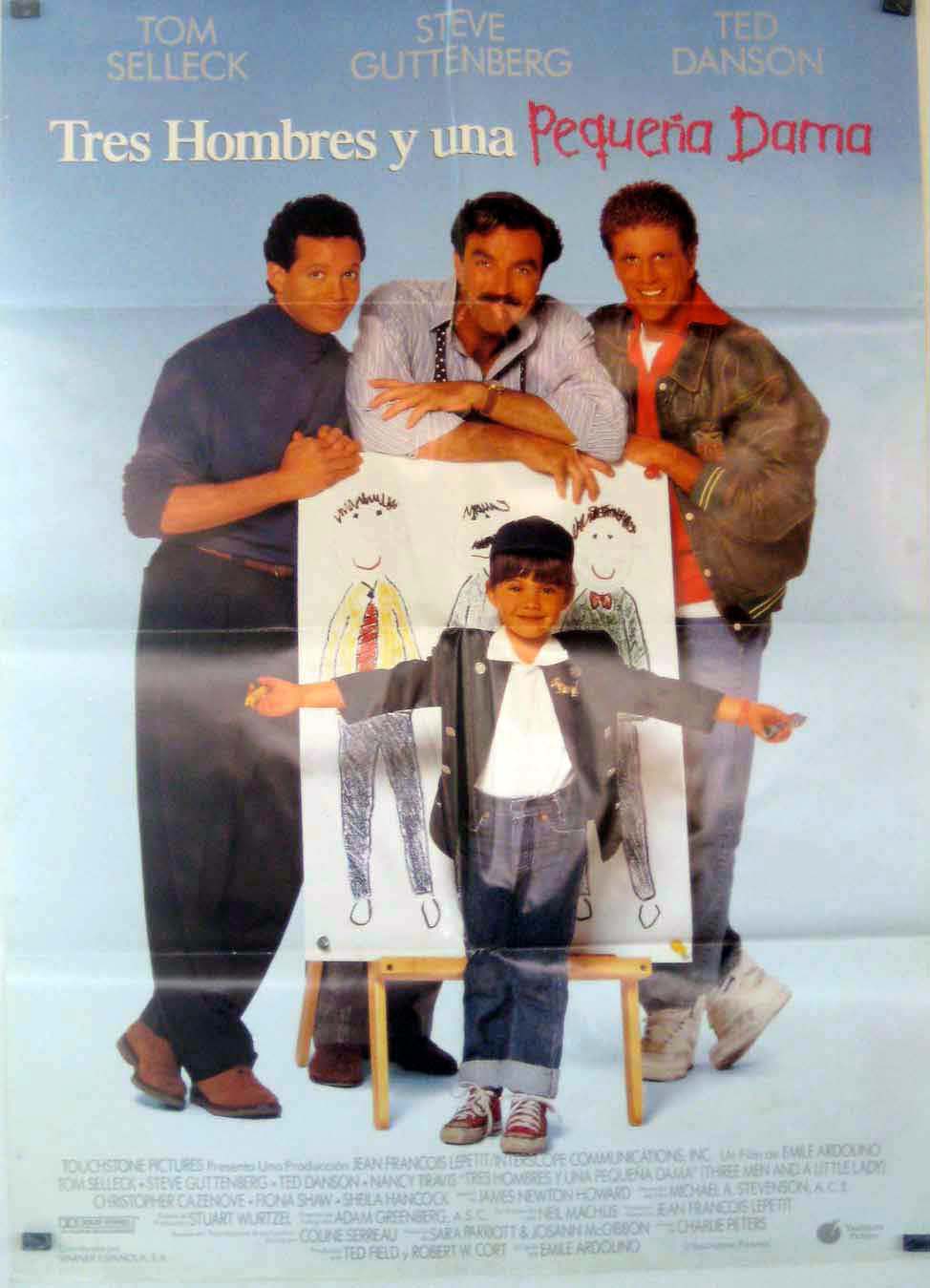 TRES HOMBRES Y UNA PEQUE�A DAMA