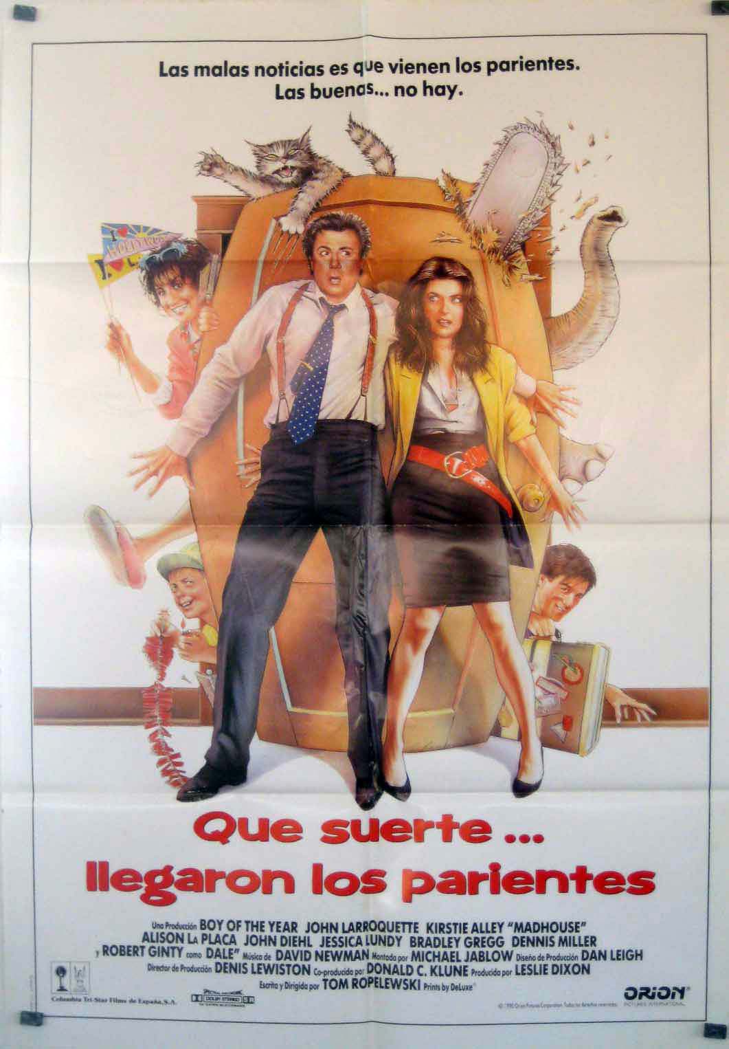 QUE SUERTE LLEGARON LOS PARIENTES