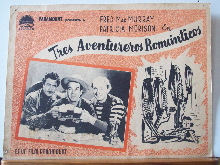 TRES AVENTUREROS ROMANTICOS