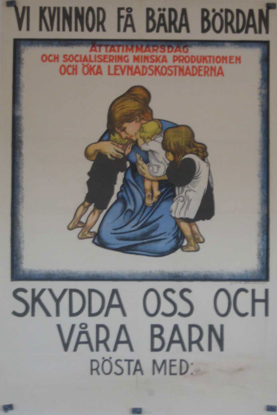 VI KVINNOR FA BARA BORDAN