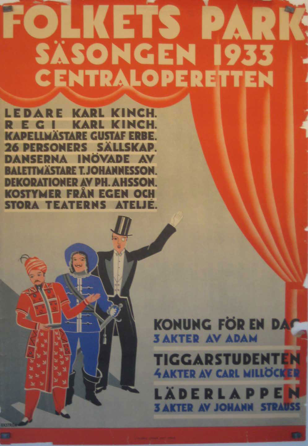 FOLKETS PARK SASONGEN 1933