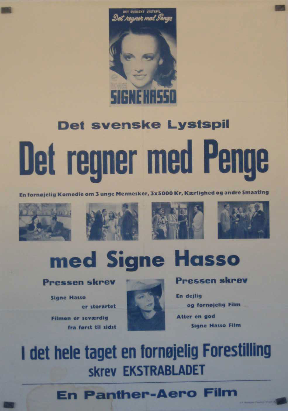 DET REGNER MED PENGE