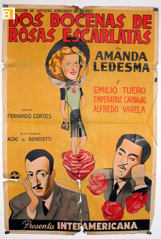 DOS DOCENAS DE ROSAS ESCARLATAS