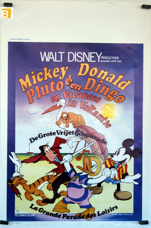 MICKEY, DONALD, PLUTO ET DINGO EN VACANCES