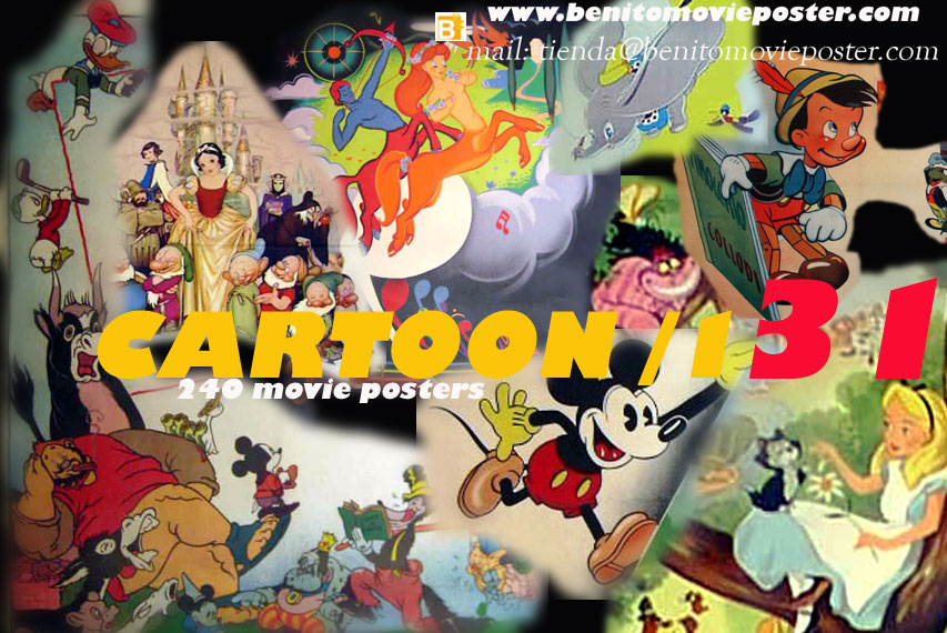 "CARTOON /1 240 MOVIE POSTER. PDF-BOOK" MOVIE POSTER - "31 PDF-BOOK